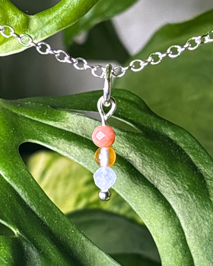 Pansexual Pride Necklace Charm