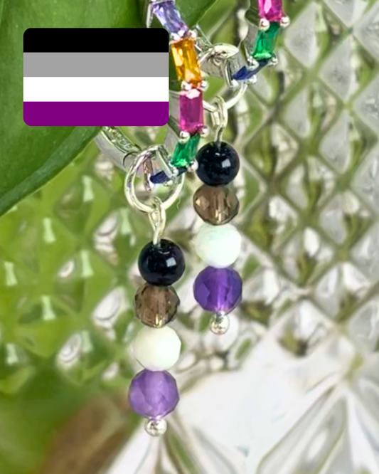 Asexual Pride Earring Charm