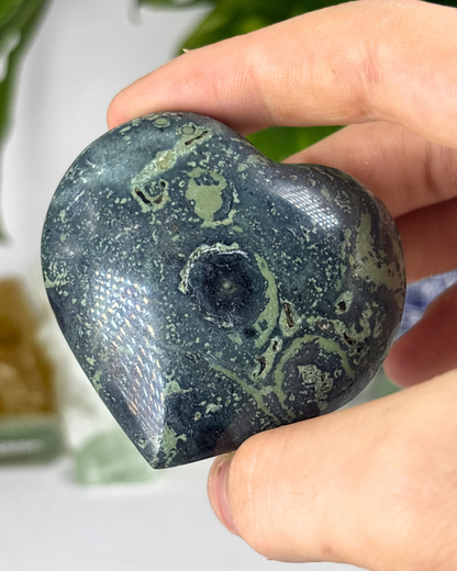 Kambaba Jasper Heart