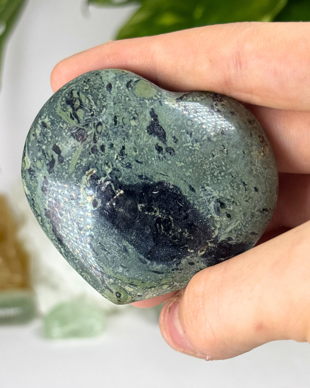 Kambaba Jasper Heart