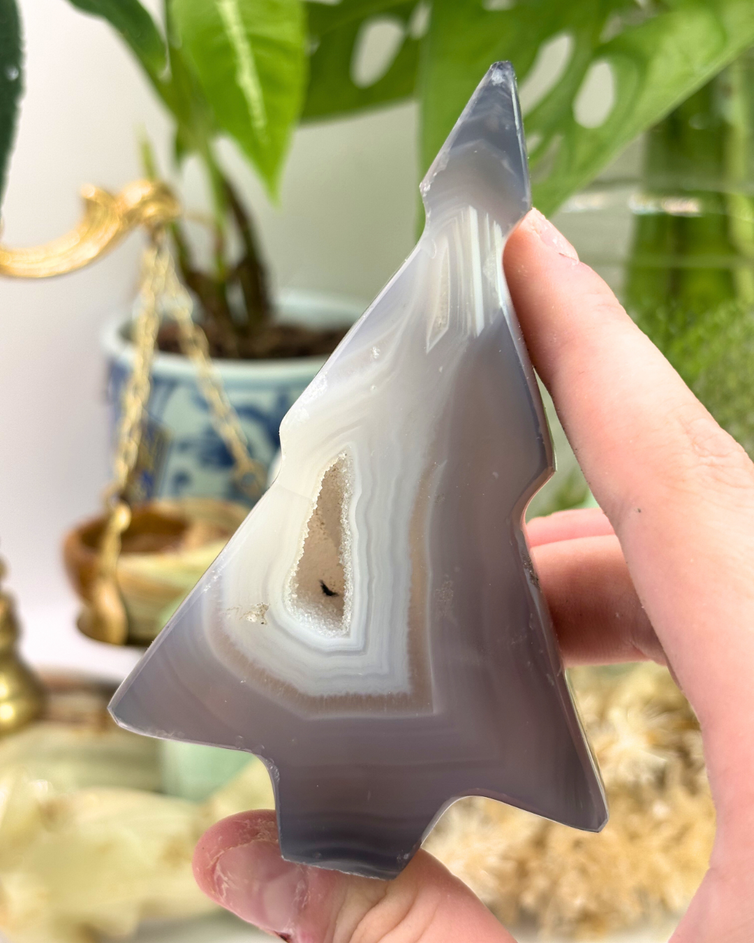 Druzy Agate Tree