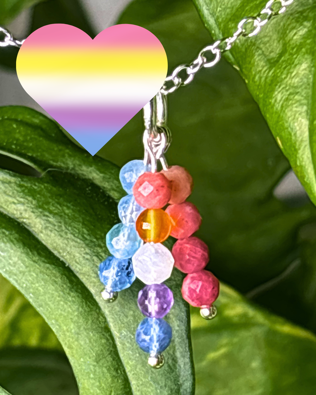 Midnight Sun Triple Sparkle Necklace Charm