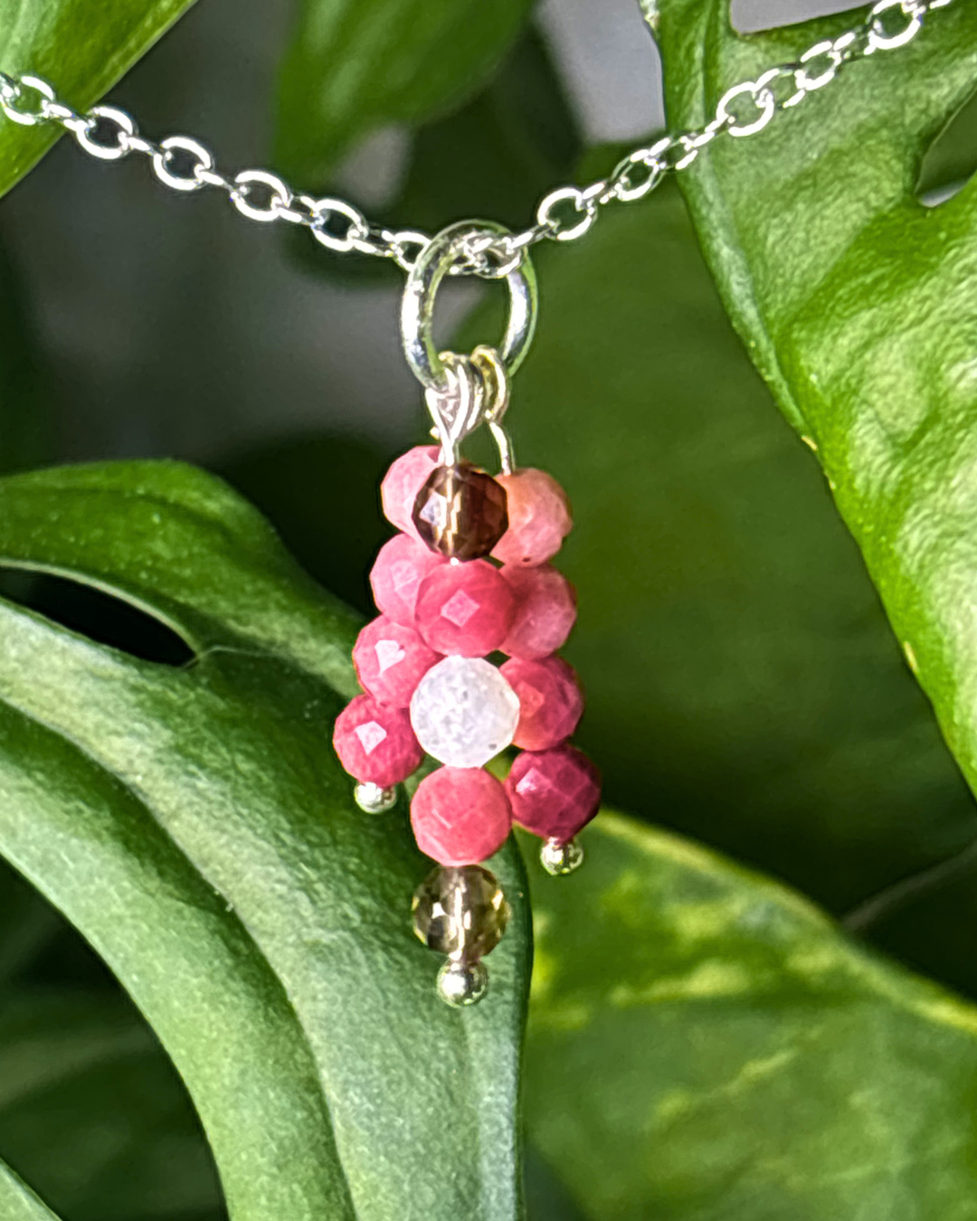 Demigirl Pride Triple Sparkle Necklace Charm