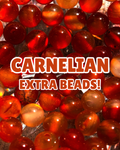 EXTRA 6mm Carnelian Beads