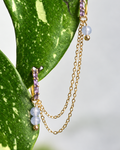 Blue Lace Agate Cordellia Earring Chain