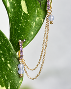 Blue Lace Agate Cordellia Earring Chain