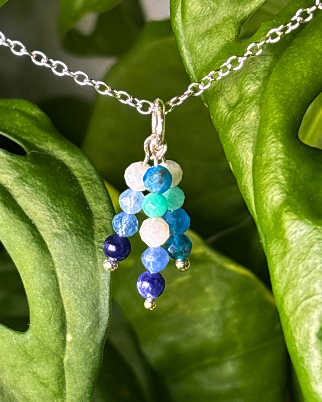 MLM / Gay Pride Triple Sparkle Necklace Charm