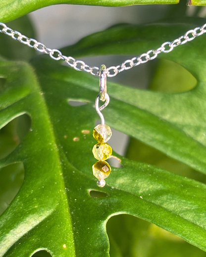 Prehnite Small Necklace Charm