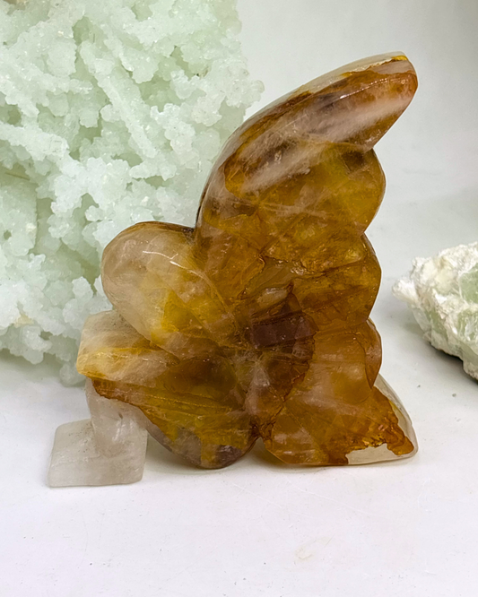 Large Golden Healer Fairy Carving