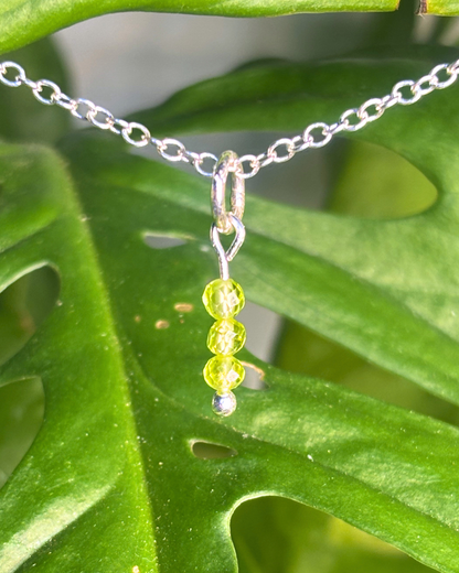 Peridot Small Necklace Charm