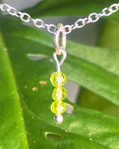 Peridot Small Necklace Charm