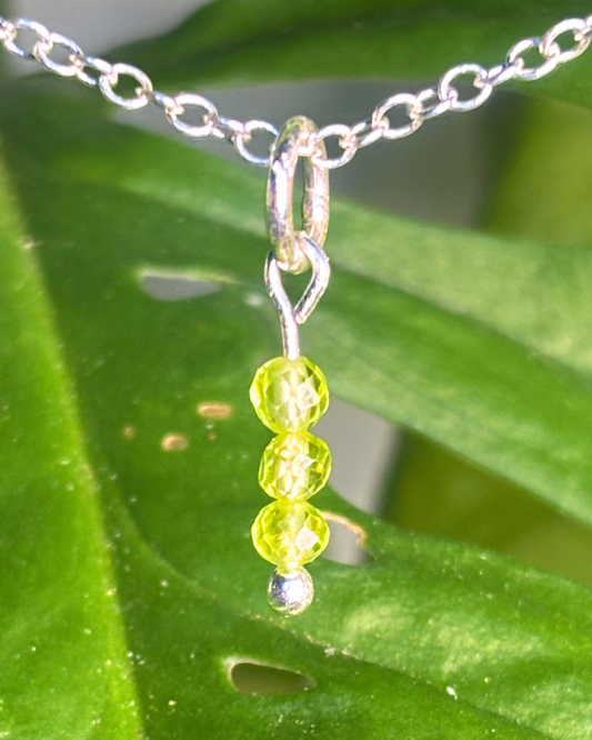 Peridot Small Necklace Charm
