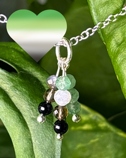 Fern Triple Sparkle Necklace Charm