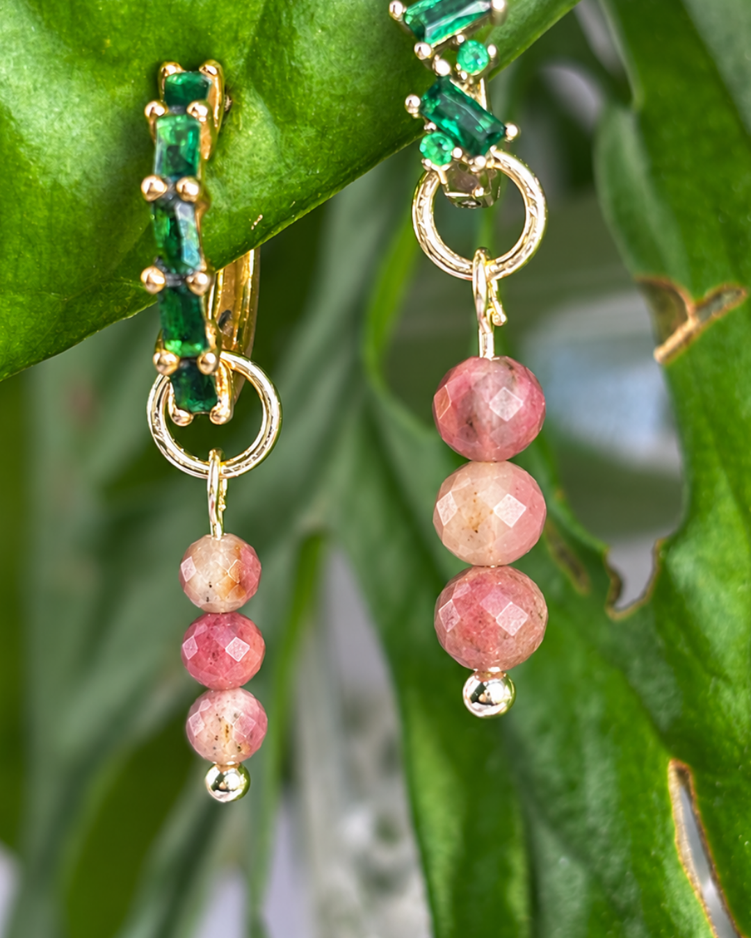 The Triple Dew Drop Earring Charm PAIR