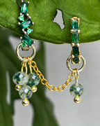 Moss Agate Emily Chain