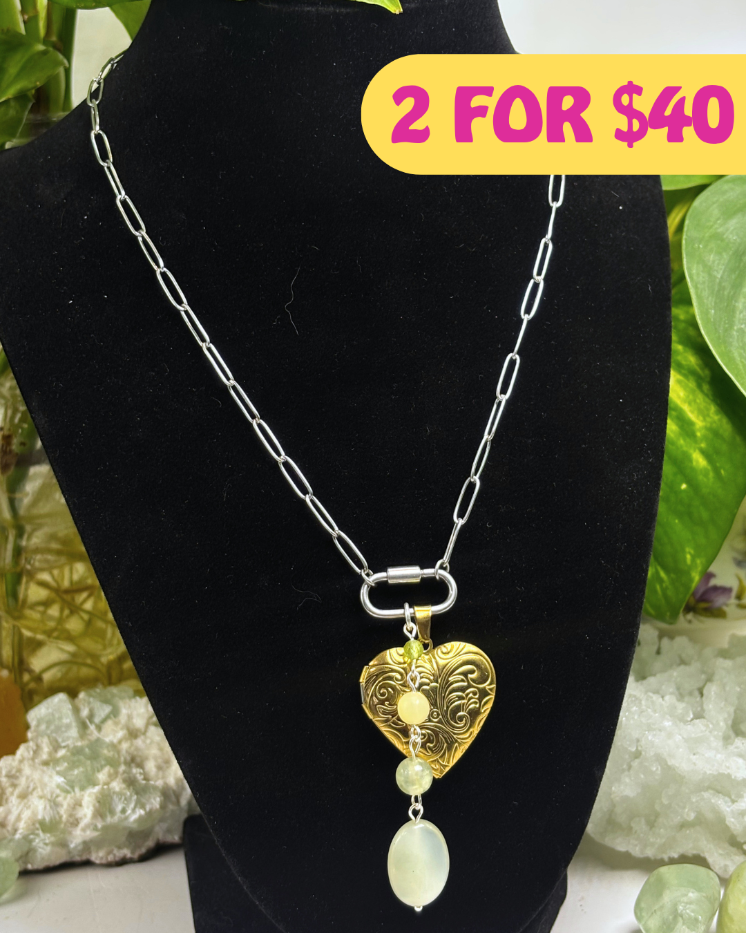The Carabiner Necklace Silver 40cm