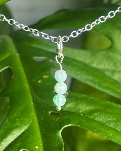 Amazonite Small Necklace Charm