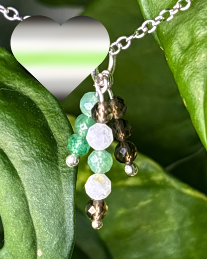Forest Triple Sparkle Necklace Charm