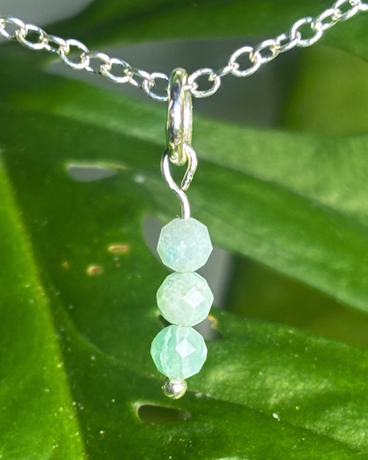 Amazonite Small Necklace Charm