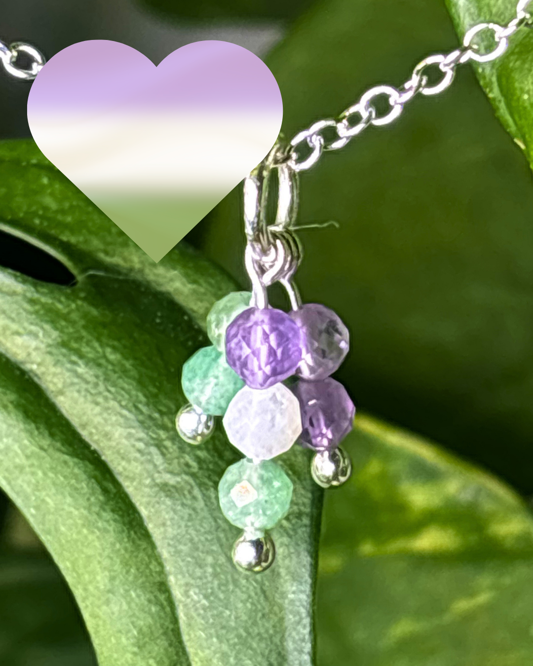 Fairy Double Sparkle Necklace Charm