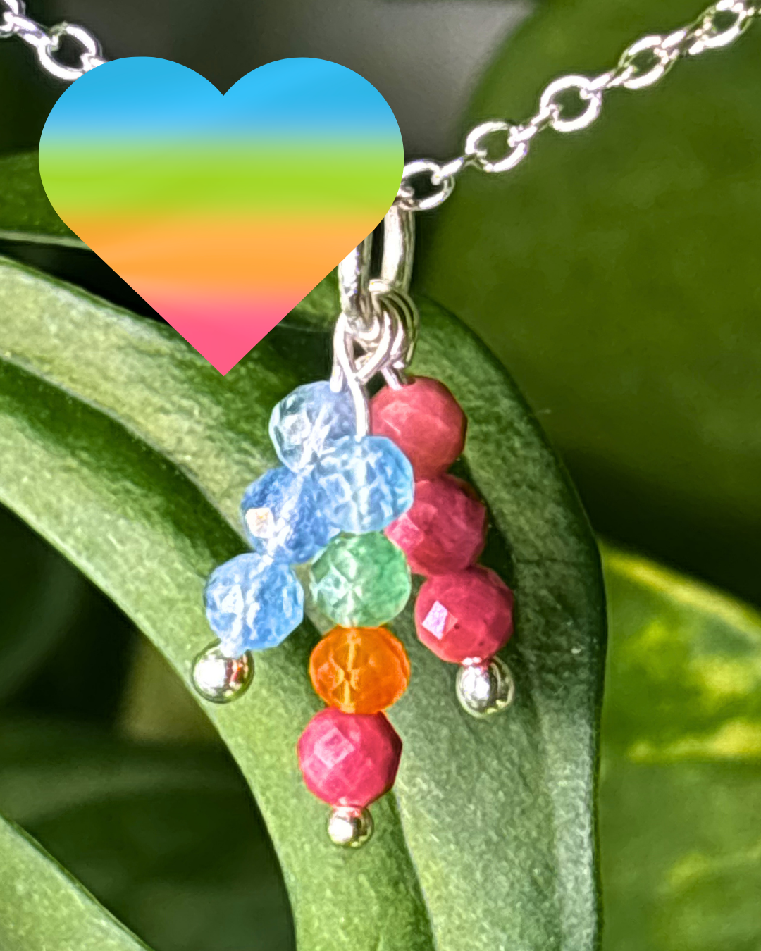Orchard Triple Sparkle Necklace Charm