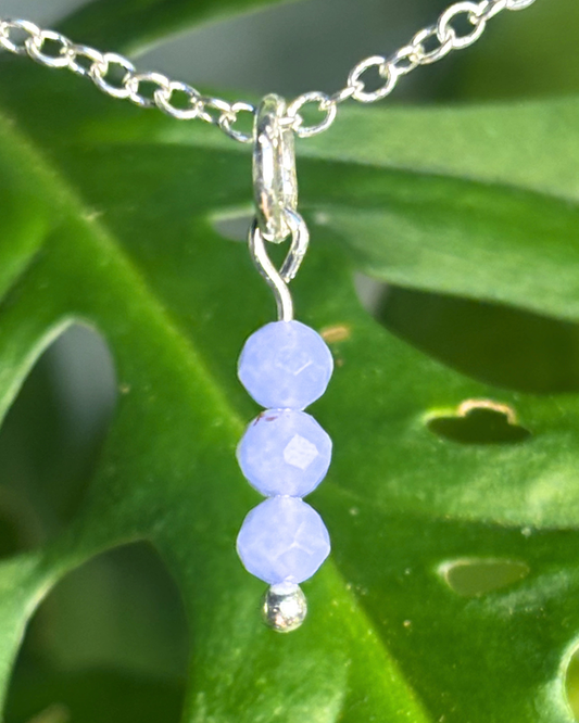 Angelite Small Necklace Charm