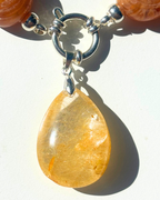 Golden Rutile Pendant #1