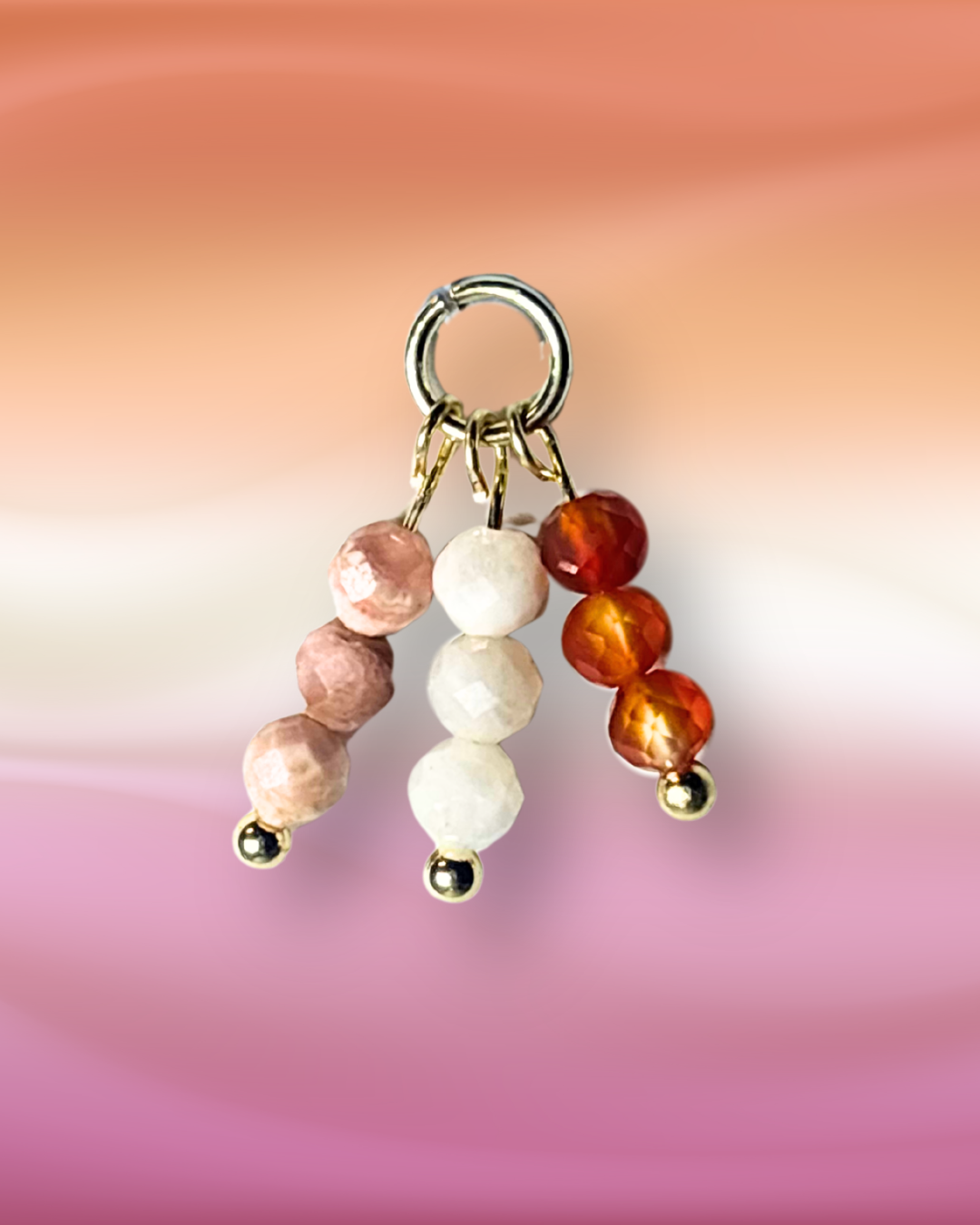 Sunrise Triple Stacked Charm