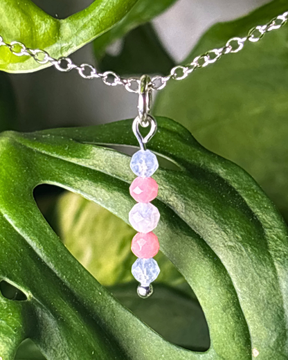 Transgender Pride Necklace Charm