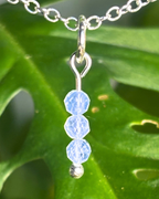 Aquamarine Small Necklace Charm