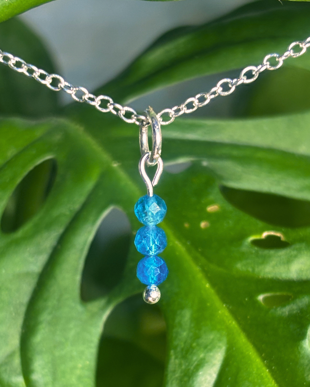 Apatite Small Necklace Charm