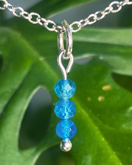 Apatite Small Necklace Charm