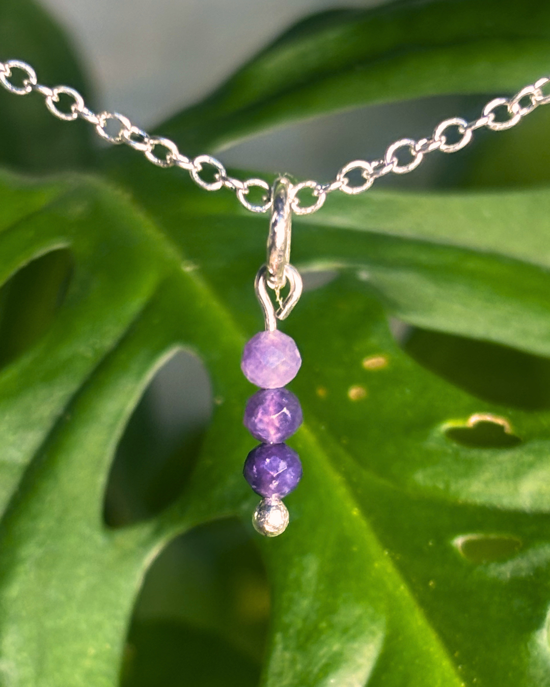 Lepidolite Small Necklace Charm