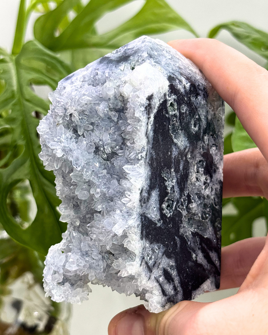 XL Druzy Sphalerite Tower