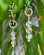 The Triple Dew Drop Earring Charm PAIR