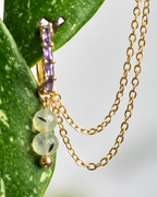 Prehnite Cordellia Earring Chain