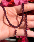 Garnet Crystal Necklace
