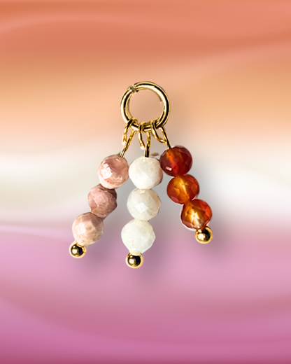 Sunrise Triple Stacked Charm
