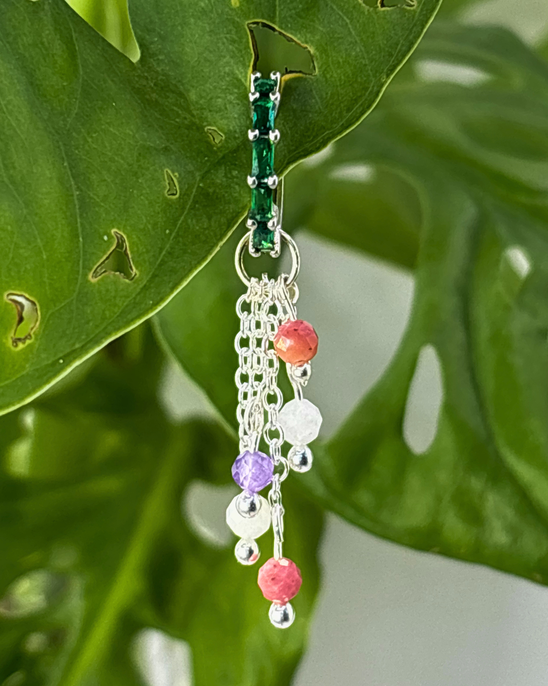 Sapphic Pride Lily of the Valley Charm