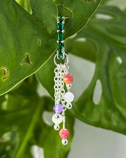 Sapphic Pride Lily of the Valley Charm