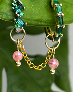 Rhodonite Aurora Earring Chain