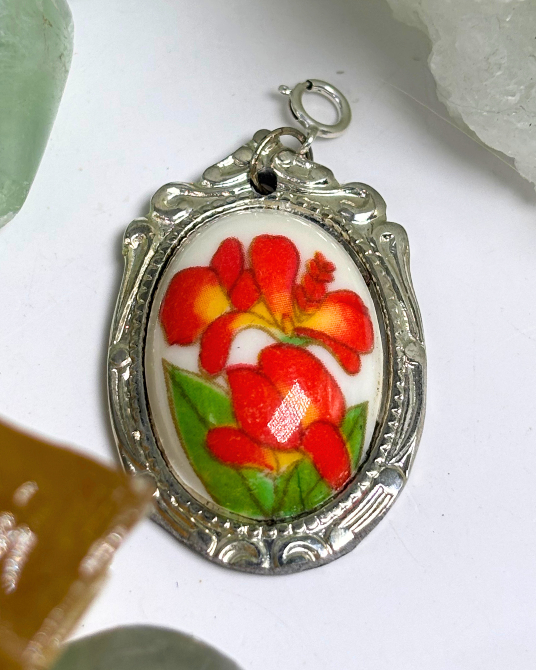 Silver Kangaroos Paw Spoon Charm
