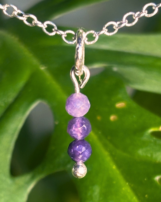 Lepidolite Small Necklace Charm