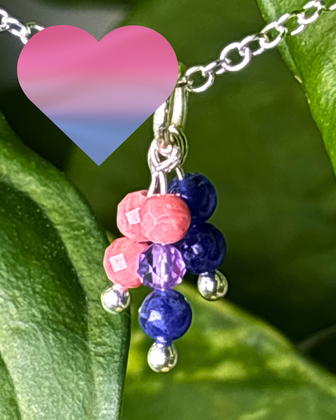 Sunset Double Sparkle Necklace Charm