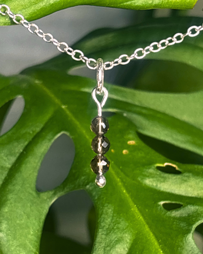 Smokey Quartz Small Necklace Charm