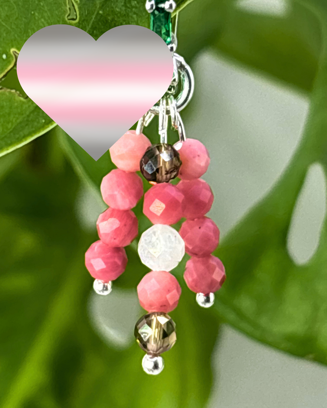 Pink Cotton Candy Triple Sparkle Charm