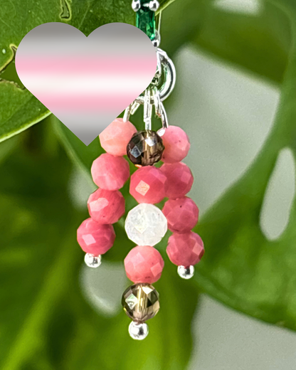 Pink Cotton Candy Triple Sparkle Charm