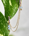 Aquamarine Cordellia Earring Chain