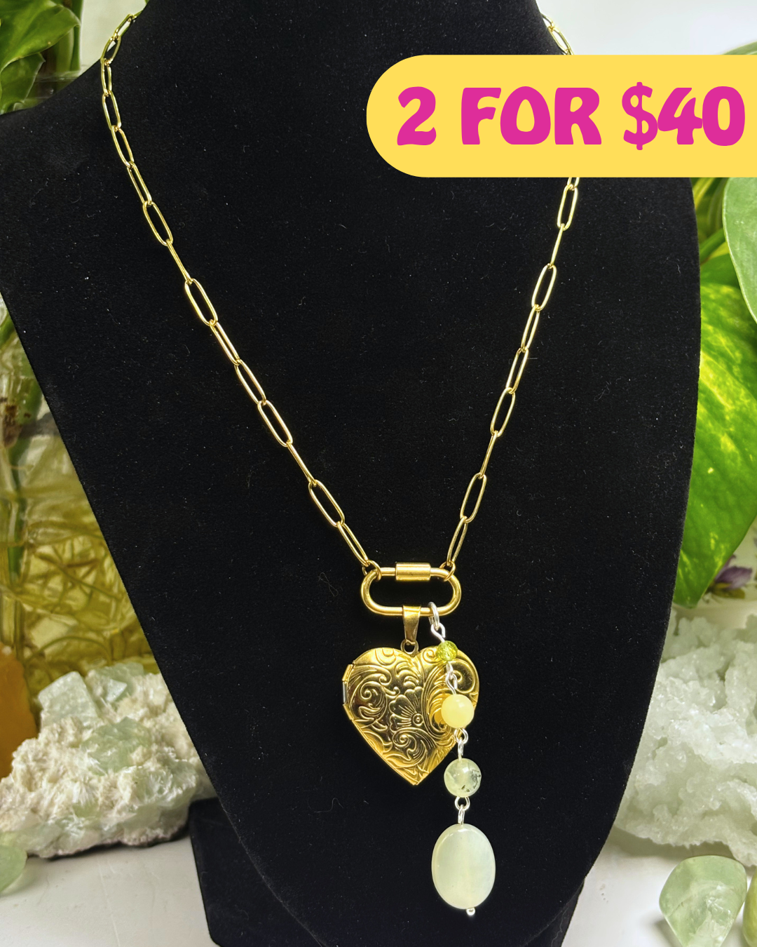 The Carabiner Necklace Gold 40cm