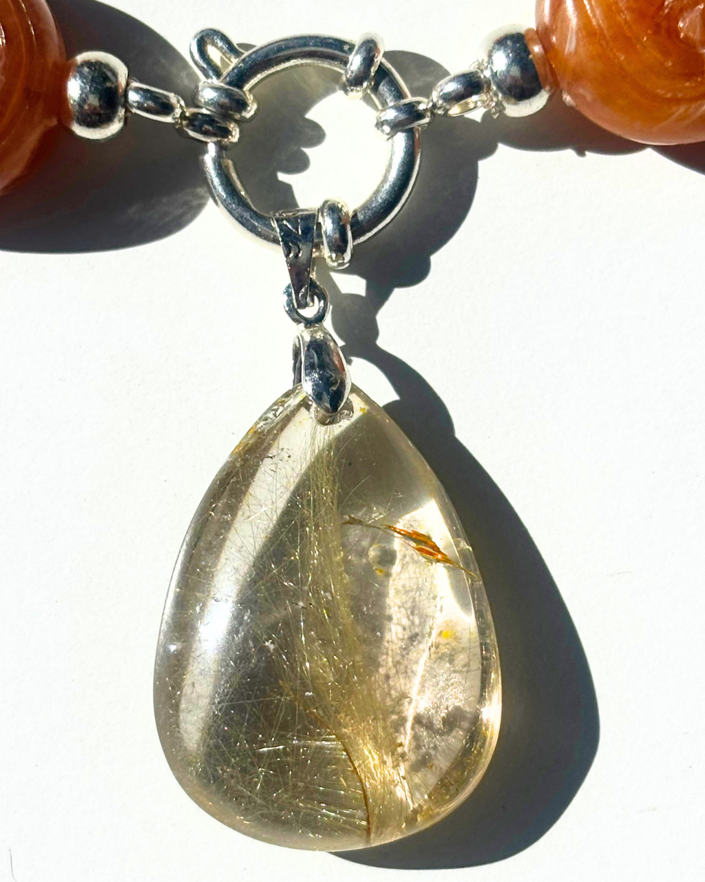Golden Rutile Pendant #2